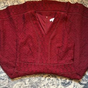 Woman’s Red Skater Dress